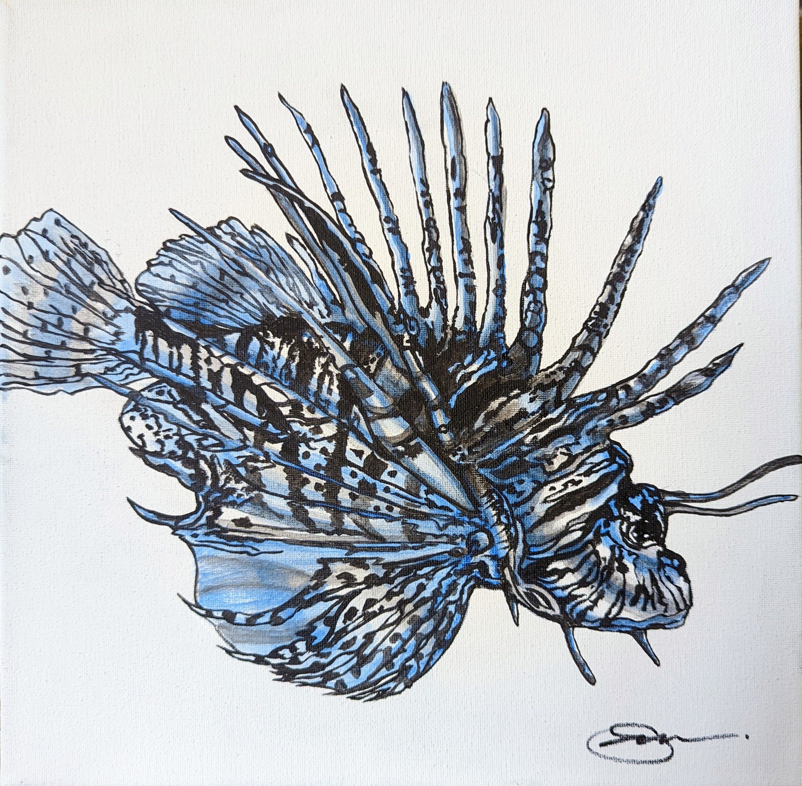 Gary Westfal Art: Blue Lionfish